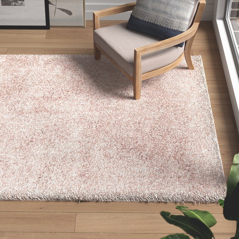 blush pink rug